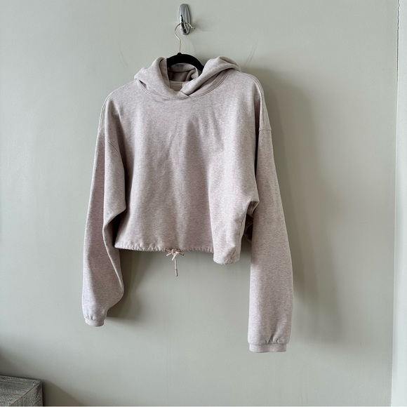 Aritzia-The Group Babaton “The Weekender Hoodie” In Grey/Pink (Size:Small) - Picture 5 of 8